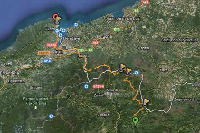 etapa 16 Etxalar-Hondarribia